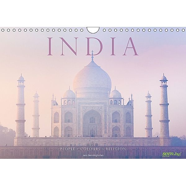 India - People Colours Religion (Wall Calendar 2018 DIN A4 Landscape), Jens Benninghofen