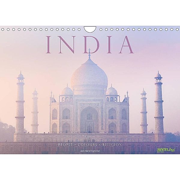 India - People Colours Religion (Wall Calendar 2023 DIN A4 Landscape), Jens Benninghofen