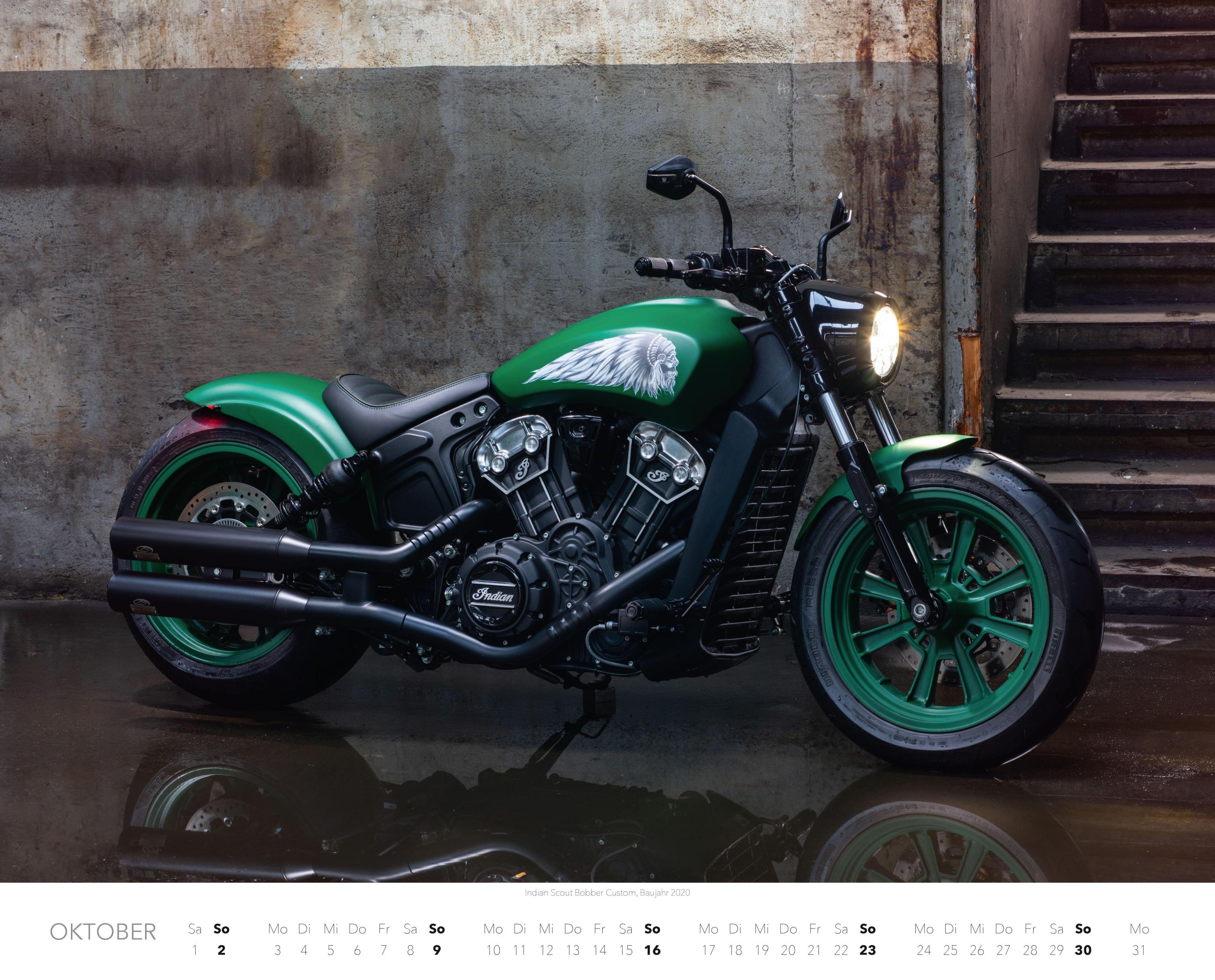 SCOUTS & ROADMASTER Kalender 2022 I CHIEFS Indian Motorcycle MOTORRAD USA 