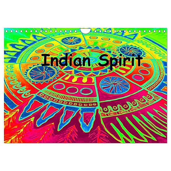 Indian Spirit (Wandkalender 2024 DIN A4 quer), CALVENDO Monatskalender, Eigenart