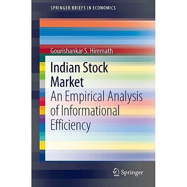 Indian Stock Market / SpringerBriefs in Economics, Gourishankar S. Hiremath