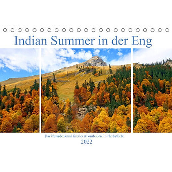 Indian Summer in der Eng - Das Naturdenkmal Großer Ahornboden (Tischkalender 2022 DIN A5 quer), Michaela Schimmack