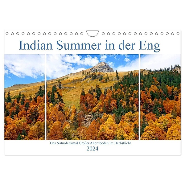 Indian Summer in der Eng - Das Naturdenkmal Großer Ahornboden (Wandkalender 2024 DIN A4 quer), CALVENDO Monatskalender, Michaela Schimmack