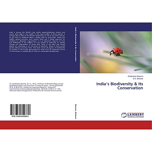 India's Biodiversity & Its Conservation, Shailendra Sharma, D. K. Belsare