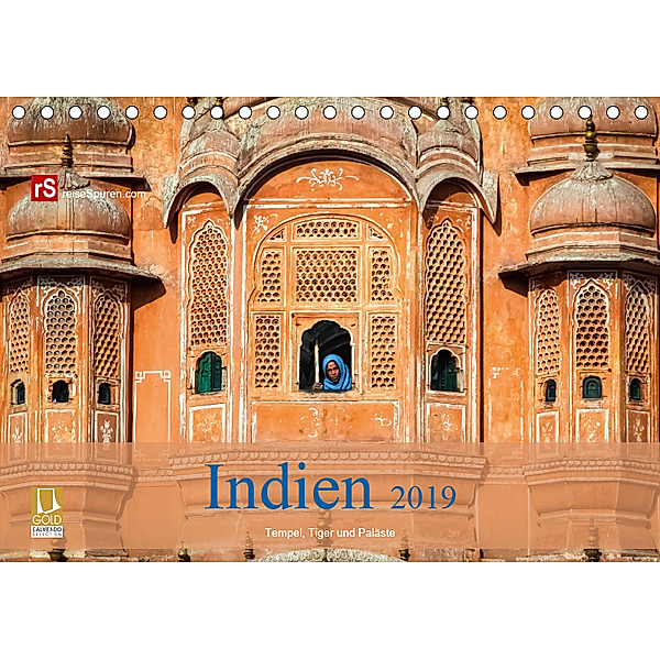 Indien 2019 Tempel, Tiger und Paläste (Tischkalender 2019 DIN A5 quer), Uwe Bergwitz