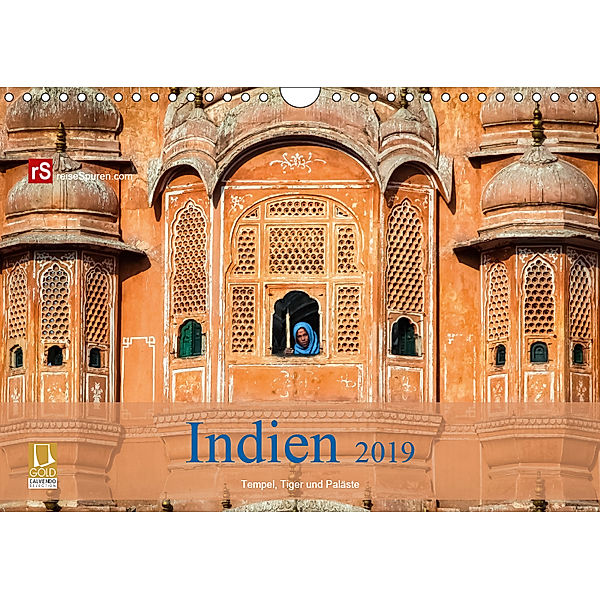 Indien 2019 Tempel, Tiger und Paläste (Wandkalender 2019 DIN A4 quer), Uwe Bergwitz