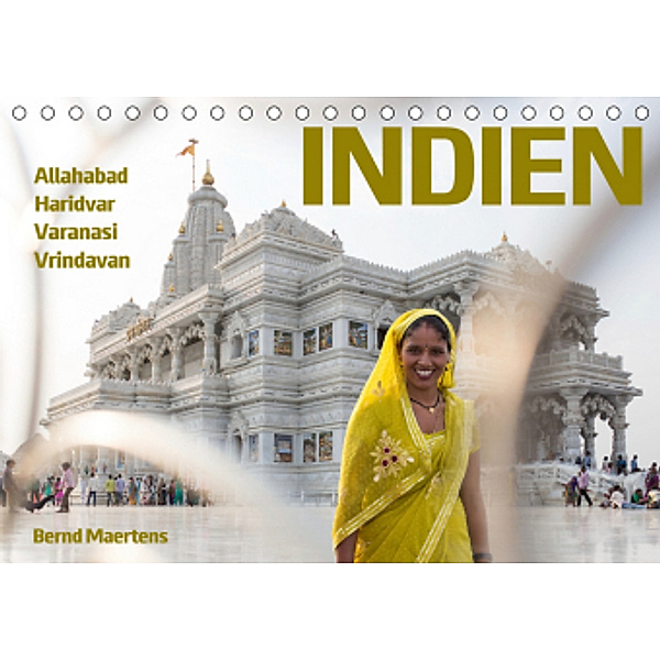 INDIEN Allahabad Haridwar Varanasi Vrindavan (Tischkalender 2020 DIN A5 quer), N N