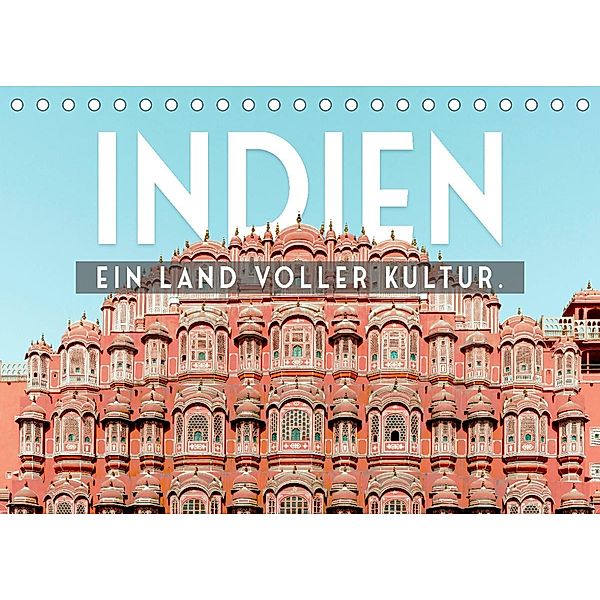 Indien - Ein Land voller Kultur. (Tischkalender 2022 DIN A5 quer), SF