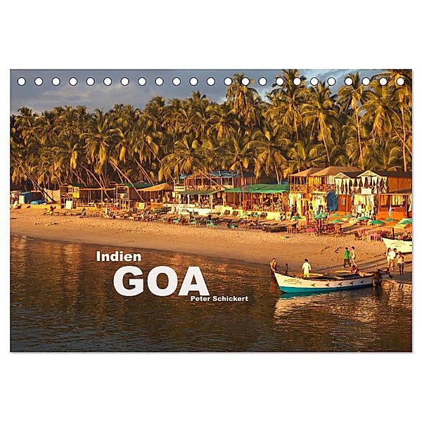 Indien - Goa (Tischkalender 2025 DIN A5 quer), CALVENDO Monatskalender, Calvendo, Peter Schickert