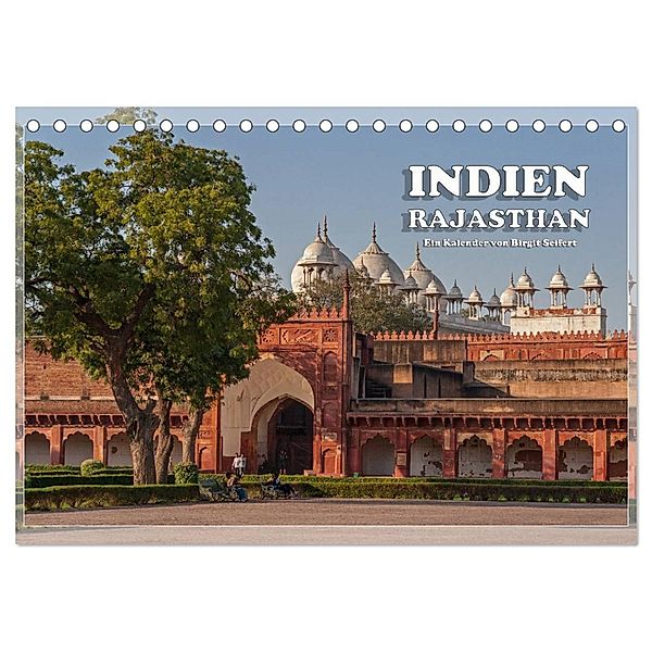 Indien, Rajasthan (Tischkalender 2024 DIN A5 quer), CALVENDO Monatskalender, Birgit Seifert