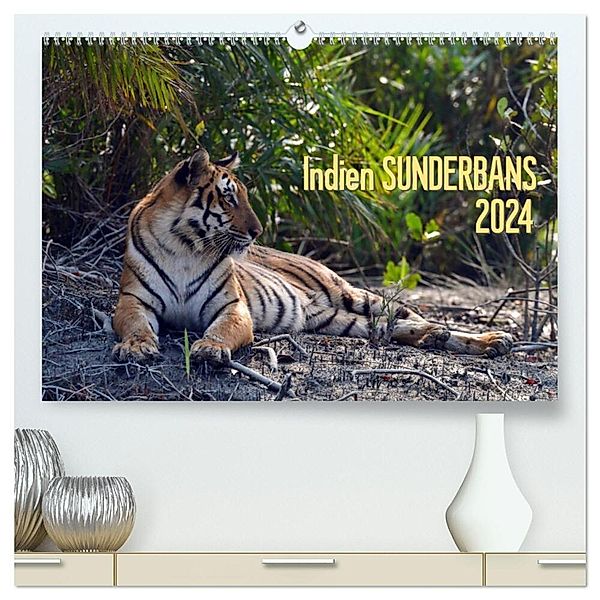 Indien Sunderbans (hochwertiger Premium Wandkalender 2024 DIN A2 quer), Kunstdruck in Hochglanz, Manfred Bergermann