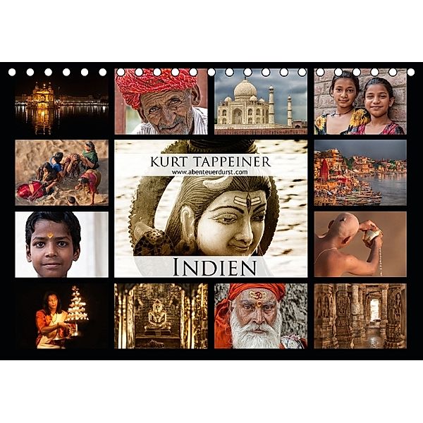 Indien (Tischkalender 2014 DIN A5 quer), Kurt Tappeiner