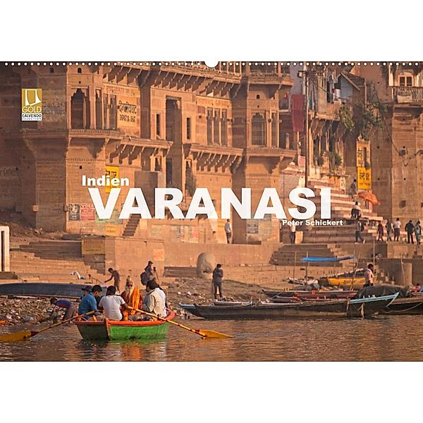 Indien - Varanasi (Wandkalender 2023 DIN A2 quer), Peter Schickert