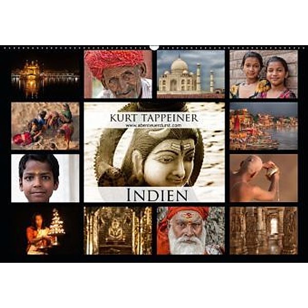 Indien (Wandkalender 2016 DIN A2 quer), Kurt Tappeiner