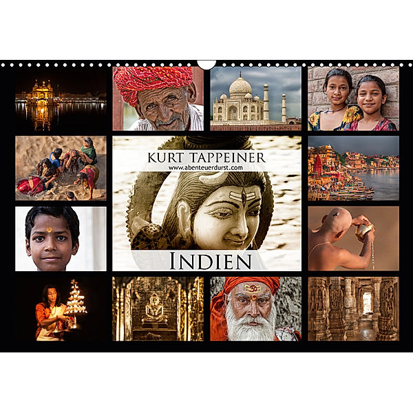 Indien (Wandkalender 2019 DIN A3 quer), Kurt Tappeiner