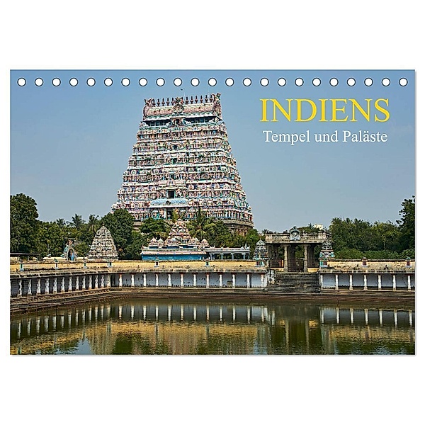 Indiens Tempel und Paläste (Tischkalender 2024 DIN A5 quer), CALVENDO Monatskalender, Martin Rauchenwald