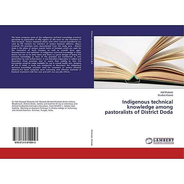 Indigenous technical knowledge among pastoralists of District Doda, Adil Khateeb, Shafkat Khandi