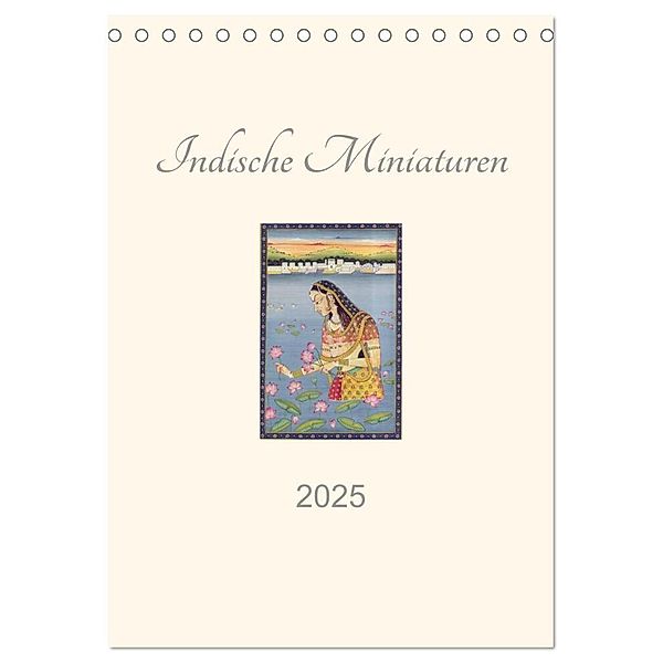 Indische Miniaturen (Tischkalender 2025 DIN A5 hoch), CALVENDO Monatskalender, Calvendo, Jürgen Wöhlke