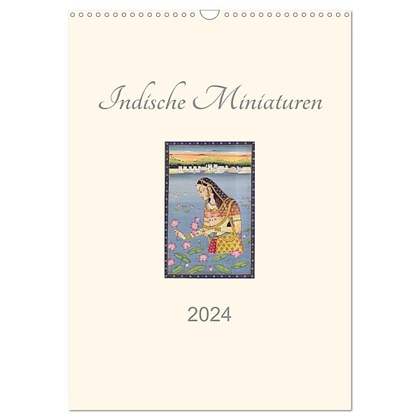 Indische Miniaturen (Wandkalender 2024 DIN A3 hoch), CALVENDO Monatskalender, Jürgen Wöhlke