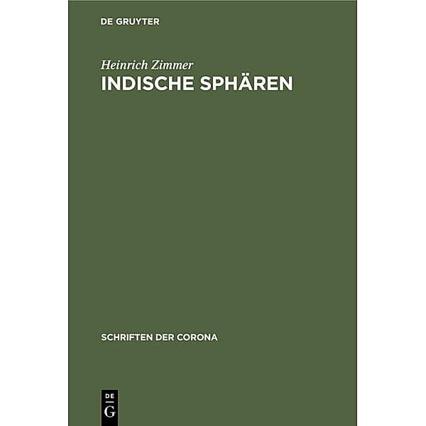 Indische Sphären, Heinrich Zimmer