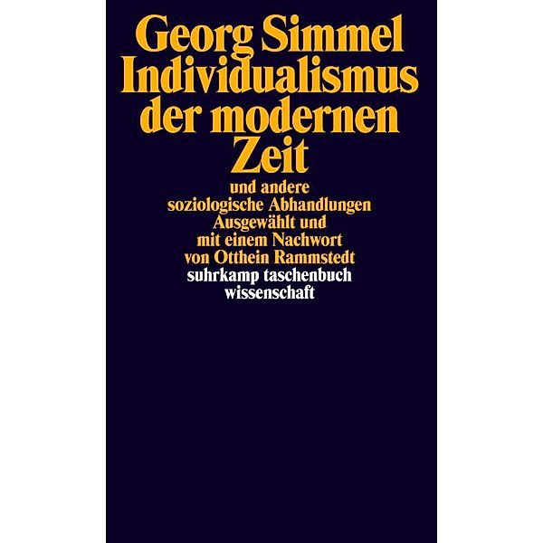 Individualismus der modernen Zeit, Georg Simmel