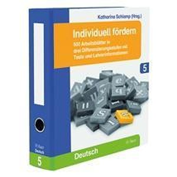 Individuell fördern Deutsch: 5. Klasse, Ordner m. CD-ROM u. Schülerbegleitbuch