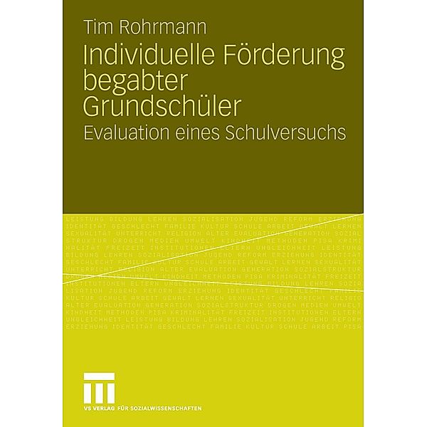 Individuelle Förderung begabter Grundschüler, Tim Rohrmann