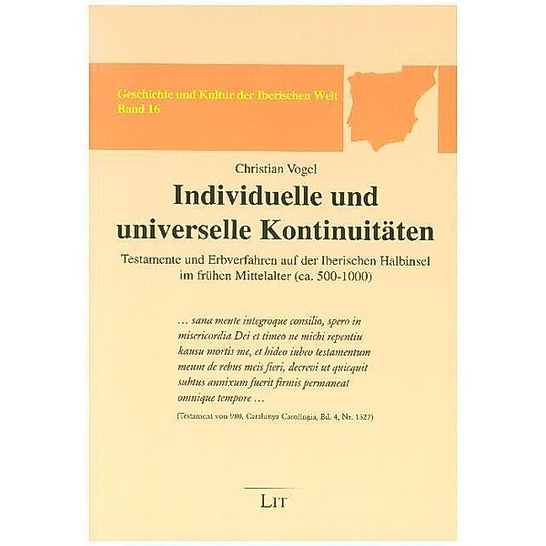 Individuelle und universelle Kontinuitäten, Christian Vogel