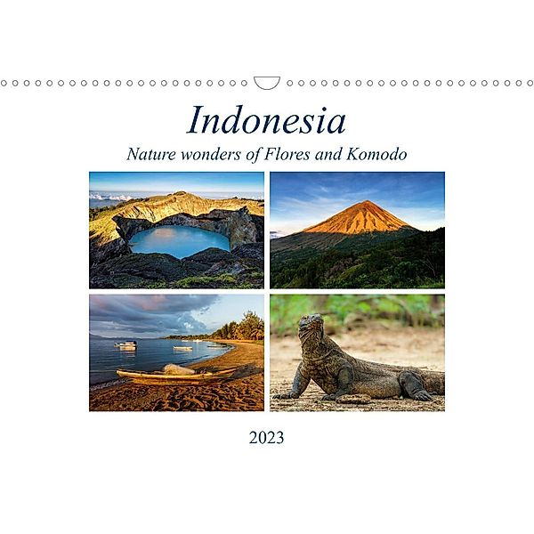 Indonesia - Nature wonders of Flores and Komodo (Wall Calendar 2023 DIN A3 Landscape), Sandra Schaenzer