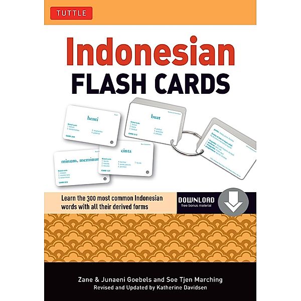 Indonesian Flash Cards / Tuttle Flash Cards, Zane Goebel, Junaeni Goebel, Soe Tjen Marching