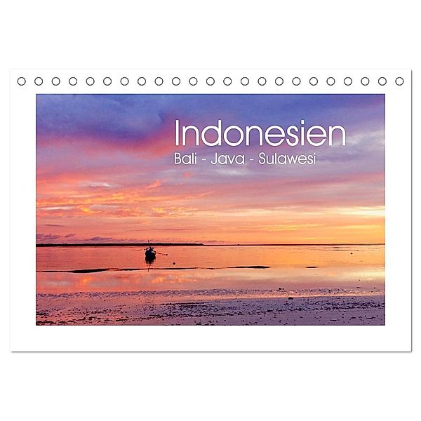 Indonesien. Bali - Java - Sulawesi (Tischkalender 2024 DIN A5 quer), CALVENDO Monatskalender, Reinhard Werner