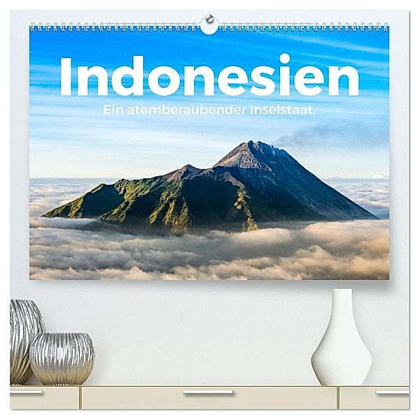 Indonesien - Ein atemberaubender Inselstaat. (hochwertiger Premium Wandkalender 2024 DIN A2 quer), Kunstdruck in Hochglanz, M. Scott