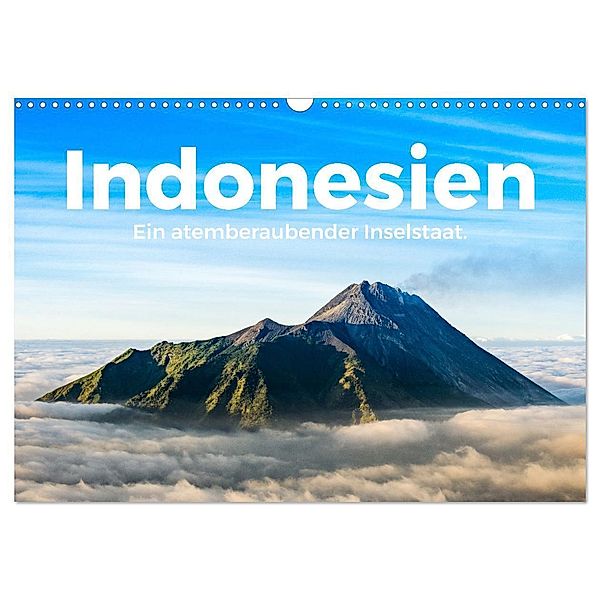 Indonesien - Ein atemberaubender Inselstaat. (Wandkalender 2024 DIN A3 quer), CALVENDO Monatskalender, M. Scott
