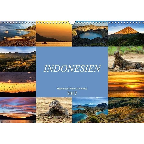 Indonesien - Inselparadies Flores & Komodo (Wandkalender 2017 DIN A3 quer), Sandra Schänzer