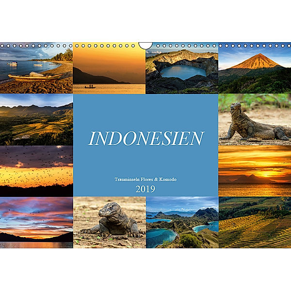 Indonesien - Inselparadies Flores & Komodo (Wandkalender 2019 DIN A3 quer), Sandra Schänzer