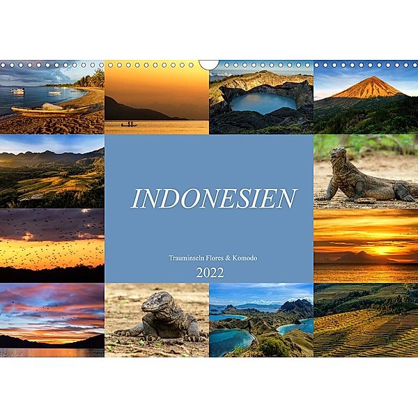 Indonesien - Inselparadies Flores & Komodo (Wandkalender 2022 DIN A3 quer), Sandra Schänzer