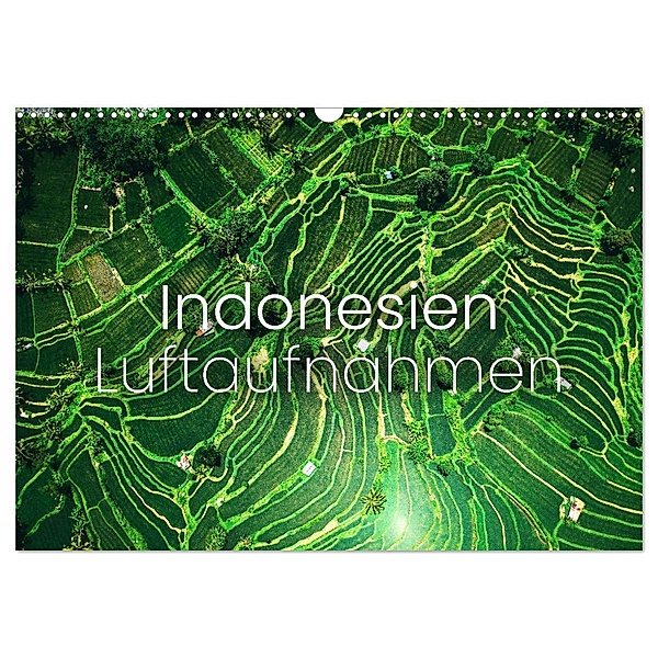 Indonesien Luftaufnahmen (Wandkalender 2024 DIN A3 quer), CALVENDO Monatskalender, SF