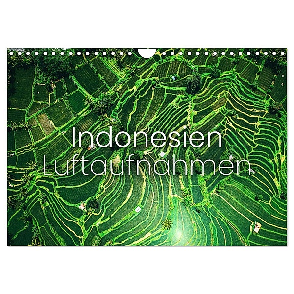 Indonesien Luftaufnahmen (Wandkalender 2024 DIN A4 quer), CALVENDO Monatskalender, SF