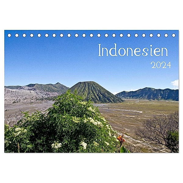 Indonesien (Tischkalender 2024 DIN A5 quer), CALVENDO Monatskalender, Thomas Leonhardy