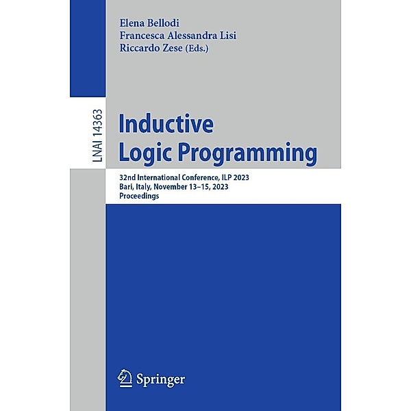 Inductive Logic Programming / Lecture Notes in Computer Science Bd.14363