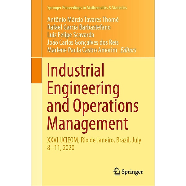 Industrial Engineering and Operations Management / Springer Proceedings in Mathematics & Statistics Bd.337