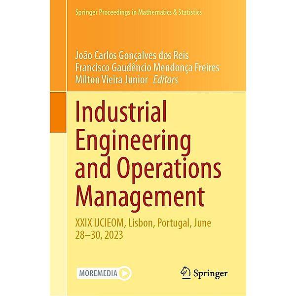 Industrial Engineering and Operations Management / Springer Proceedings in Mathematics & Statistics Bd.431