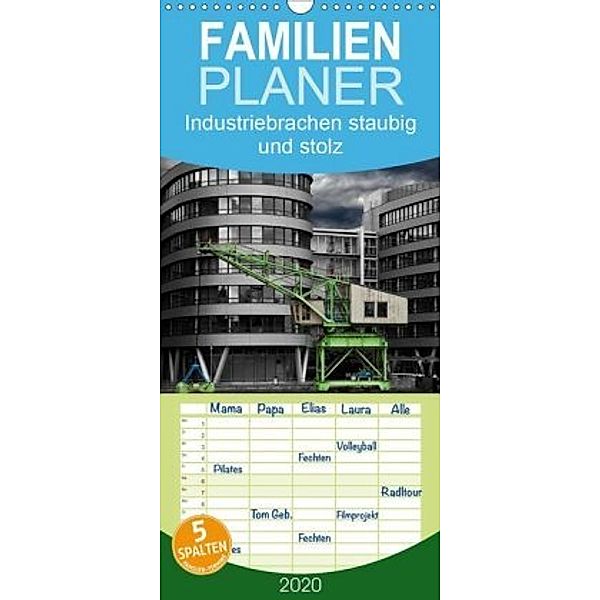 Industriebrachen staubig und stolz - Familienplaner hoch (Wandkalender 2020 , 21 cm x 45 cm, hoch), Heribert Adams