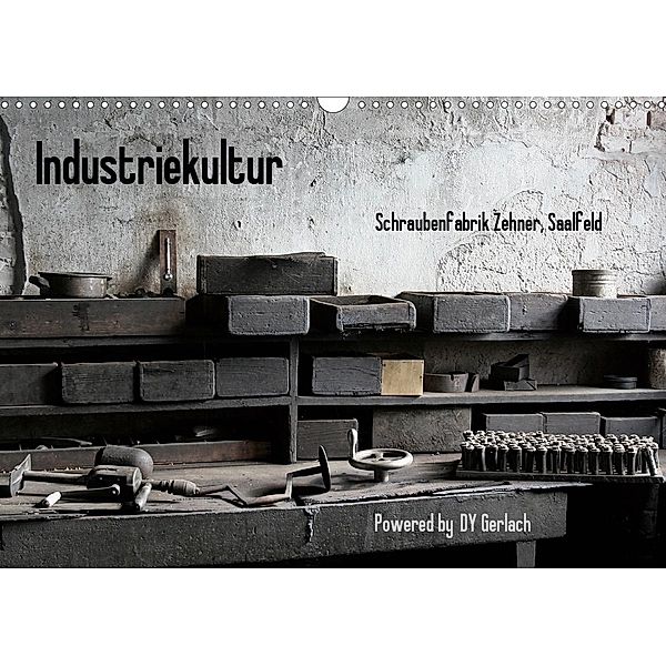 Industriekultur, Schraubenfabrik Zehner, Saalfeld (Wandkalender 2021 DIN A3 quer), DY Gerlach