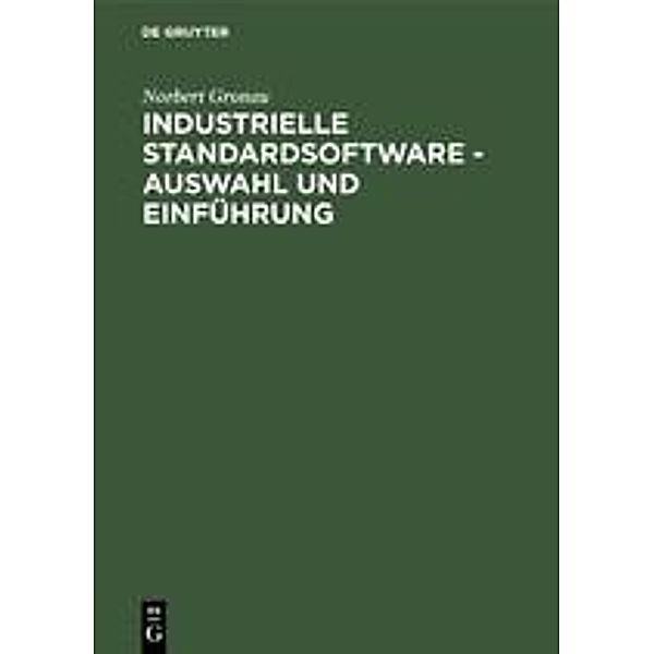 Industrielle Standardsoftware, Norbert Gronau