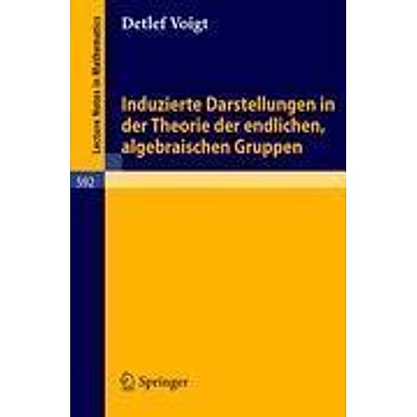 Induzierte Darstellungen in der Theorie der endlichen, algebraischen Gruppen, D. Voigt