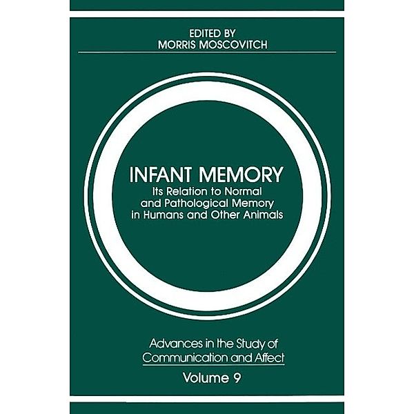 Infant Memory / Advances in the Study of Communication and Affect Bd.9