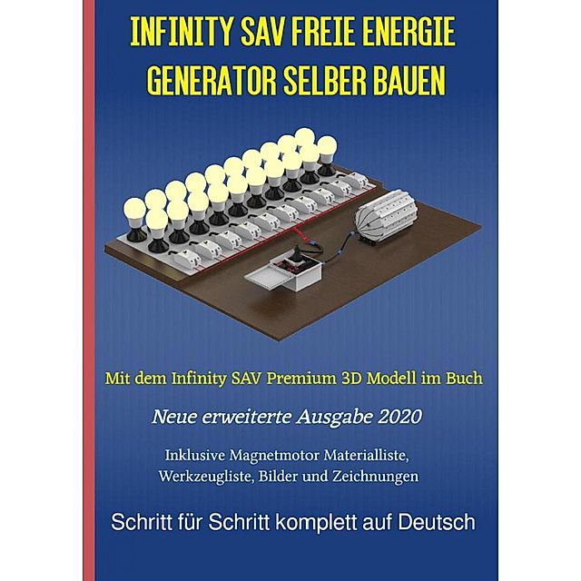 Infinity SAV Freie Energie Generator selber bauen eBook v. Patrick  Weinand-Diez u. weitere | Weltbild