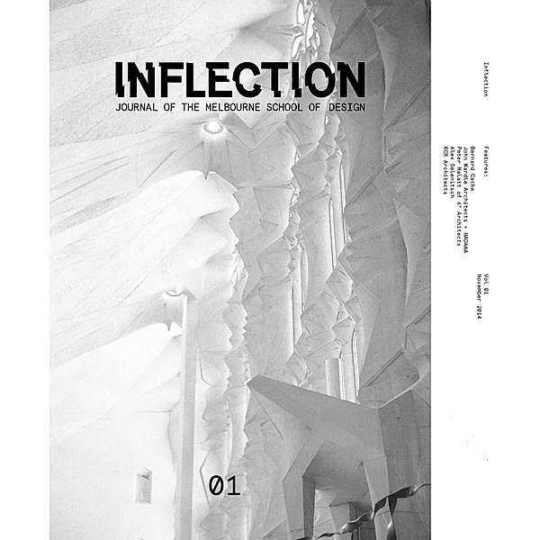Inflection 01 : Inflection / Inflection Bd.1, Bernard Cache, John Wardle, Nadaaa, Peter Malatt