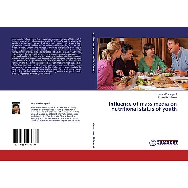 Influence of mass media on nutritional status of youth, Neelam Khetarpaul, Urvashi Mehlawat